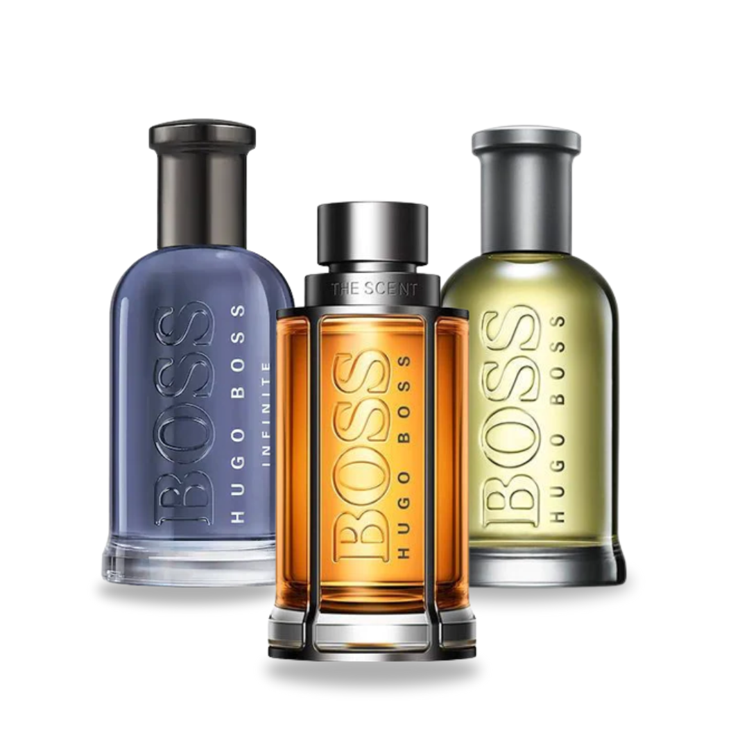 Combo 3 perfumes BOSS THE SCENT, BOSS BOTTLED y BOTTLED INFINITE 100ml - Madrid Perfumes
